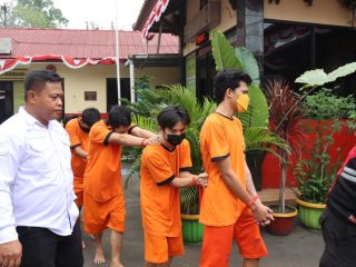 Polsek Batuceper Ungkap Kasus Curanmor, Empat Pelaku Residivis Dibekuk