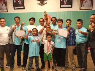 Kabupaten Tangerang Juara Umum Kejurprov Catur Banten 2025