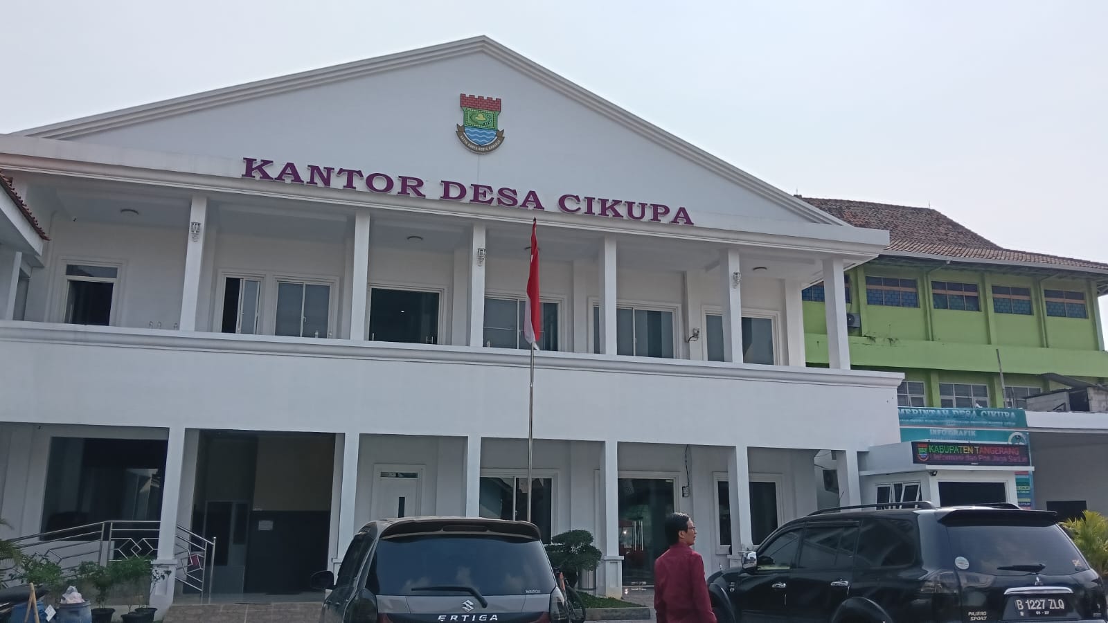 Kantor Desa Cikupa, Kecamatan Cikupa, Kabupaten Tangerang. (RFH)