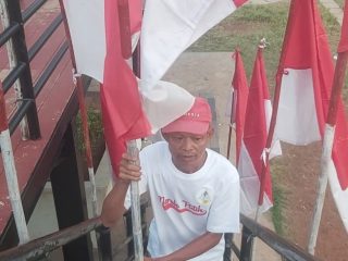 Kimpo, Warga Keturunan Tionghoa di Tangsel Kibarkan 3.025 Bendera Merah Putih di Pondok Aren