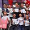 Sambangi Asrama Paskibra Panongan, Komunitas Rakyat Memberi Bagikan Nasi Kotak Gratis