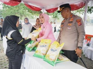 Bantu Masyarakat, Polresta Tangerang Gelar Gerakan Pangan Murah