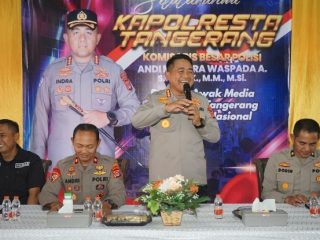 Ngopi Bareng Wartawan, Kapolresta Paparkan Program Tangerang Sigap dan Gerakan Wangsakara