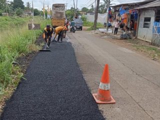 DBMSDA Kabupaten Tangerang Lakukan Penanganan Darurat Ruas Jalan Kukun–Daon–Jambu
