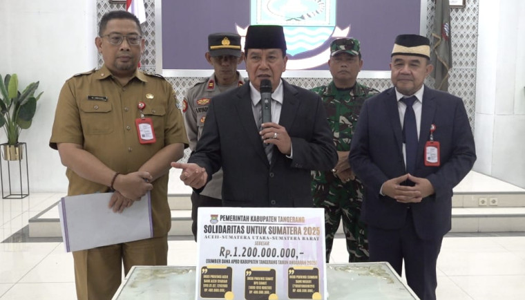 Pemkab Tangerang Salurkan Bantuan Tahap Kedua Rp1,2 Miliar untuk Korban Bencana di Sumatera