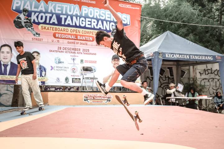Porserosi Kota Tangerang Gelar Turnamen Skateboard Regional Banten