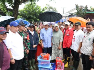 Akses Warga Terputus, Bupati Maesyal Rasyid Tinjau Banjir di Nyompok Girang