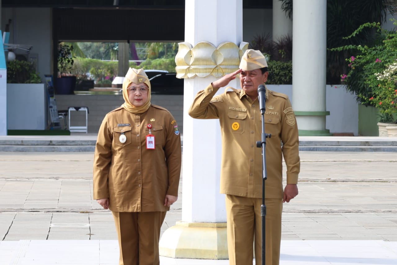 Bupati Maesyal Rasyid Pimpin Apel Perdana 2026, Tekankan Etos Pelayanan ASN