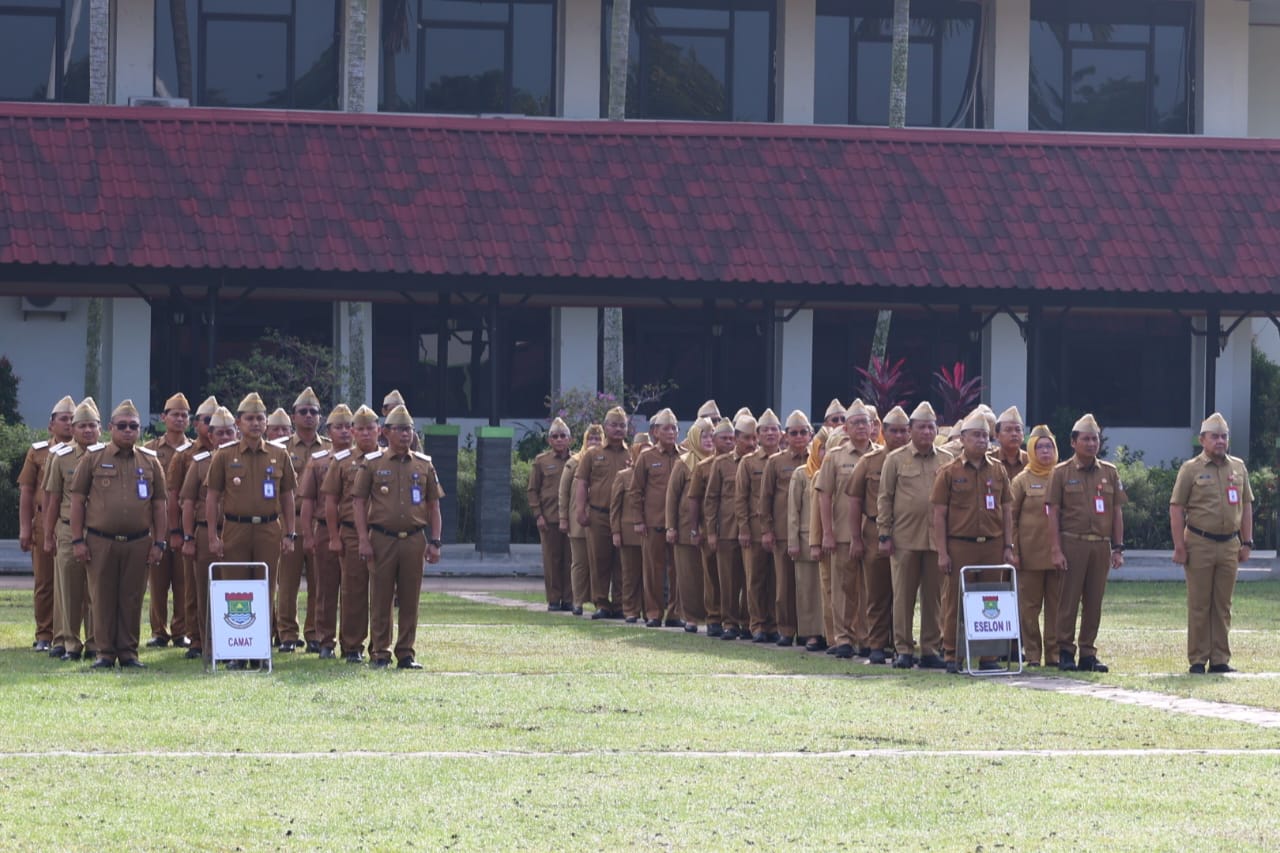 Bupati Maesyal Rasyid Pimpin Apel Perdana 2026, Tekankan Etos Pelayanan ASN