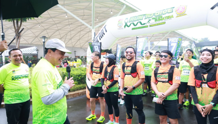 Maesyal Rasyid Run To Give For Sumatra di Summarecon Tangerang