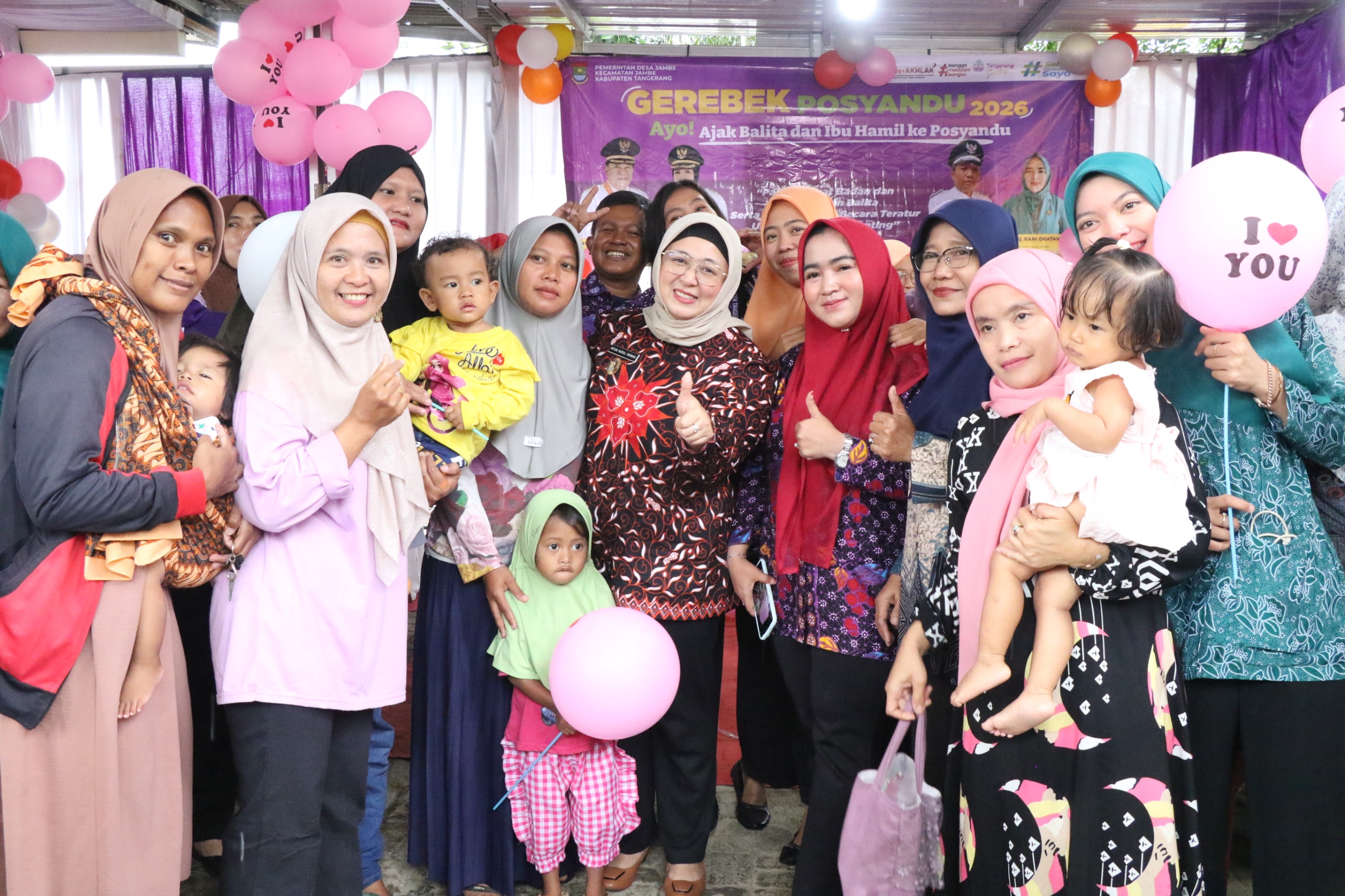 Wabup Intan: Pelaksanaan Program Gerebek Posyandu Tulip 5 Jambe Perkuat Layanan Kesehatan Ibu dan Anak