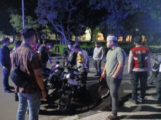 Aparat Polresta Tangerang Sigap Bubarkan Kerumunan Balap Lari Jelang Sahur di Alun-Alun Tigaraksa