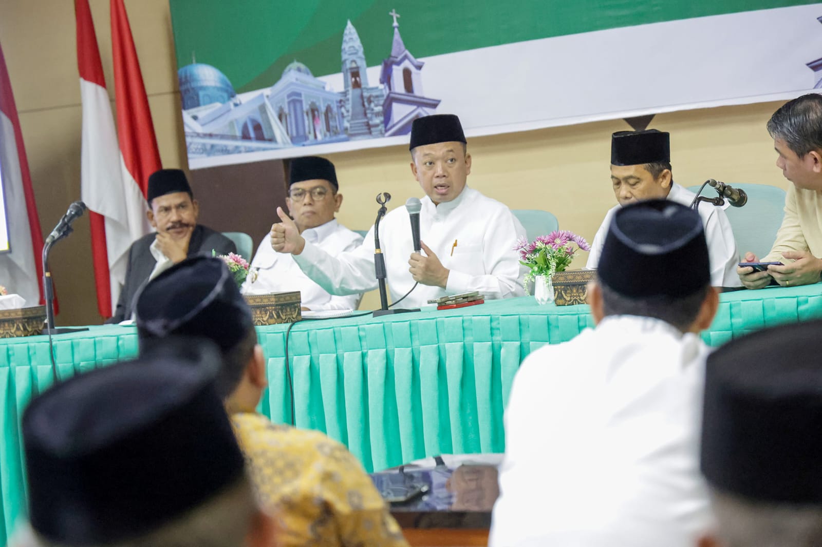 Bersama Menteri ATRBPN Nusron Wahid, Gubernur Andra Soni Percepat Sertifikasi Tanah Wakaf di Banten