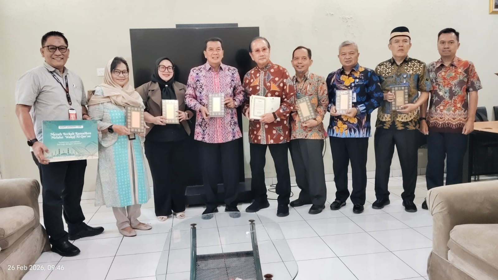 IKPP Tangerang Mills Wakafkan 1.500 Mushaf Alquran untuk Tangerang Raya