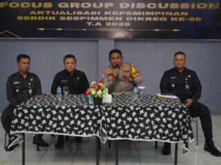 Serdik Sespimmen Dikreg 66 Bahas Transformasi Taktis Aktualisasi Kepemimpinan di Polresta Tangerang
