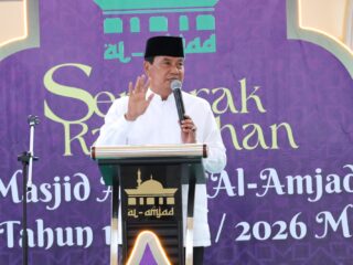 Maesyal Rasyid Buka Semarak Ramadan 1447 H Sekaligus Resmikan Fasilitas Baru Masjid Agung Al-Amjad