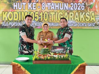 Wabup Intan: HUT ke-8 Kodim 0510 Tigaraksa, Momentum Perkuat Sinergi Daerah