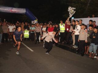 Cegah Tawuran dan Balap Liar, Polresta Tangerang dan BEM Tangerang Raya Gelar Midnight Run di Alun-alun Tigaraksa