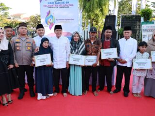 Perayaan Milad ke-19 Kecamatan Kelapa Dua Diwarnai Santunan 120 Anak Yatim