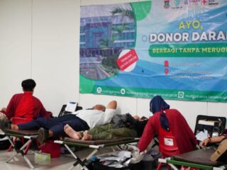 Jaga Stok Darah Pascalebaran, RSUD Tigaraksa Gelar Donor Darah Rutin Bersama PMI