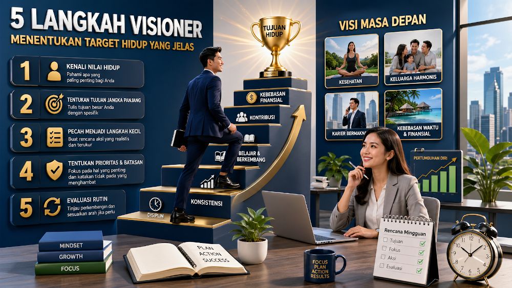 Jangan Asal Sibuk, Ini 5 Langkah Visioner Menentukan Target Hidup yang Benar