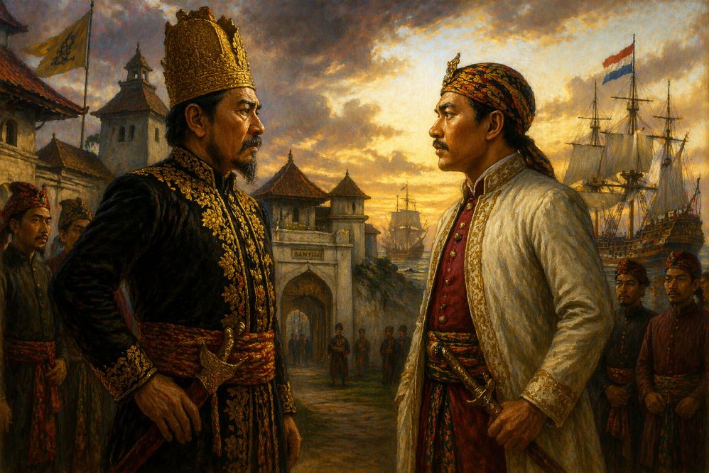 Ketika Tahta Memecah Hubungan Darah: Konflik Sultan Ageng Tirtayasa dan Sultan Haji di Banten
