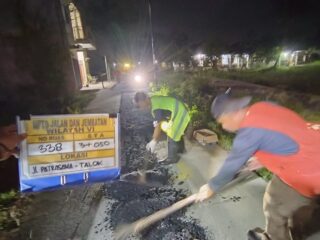 UPTD Jalan dan Jembatan Wilayah VI Perbaiki Ruas Jalan Patrasana–Talok Sepanjang 3,3 Kilometer