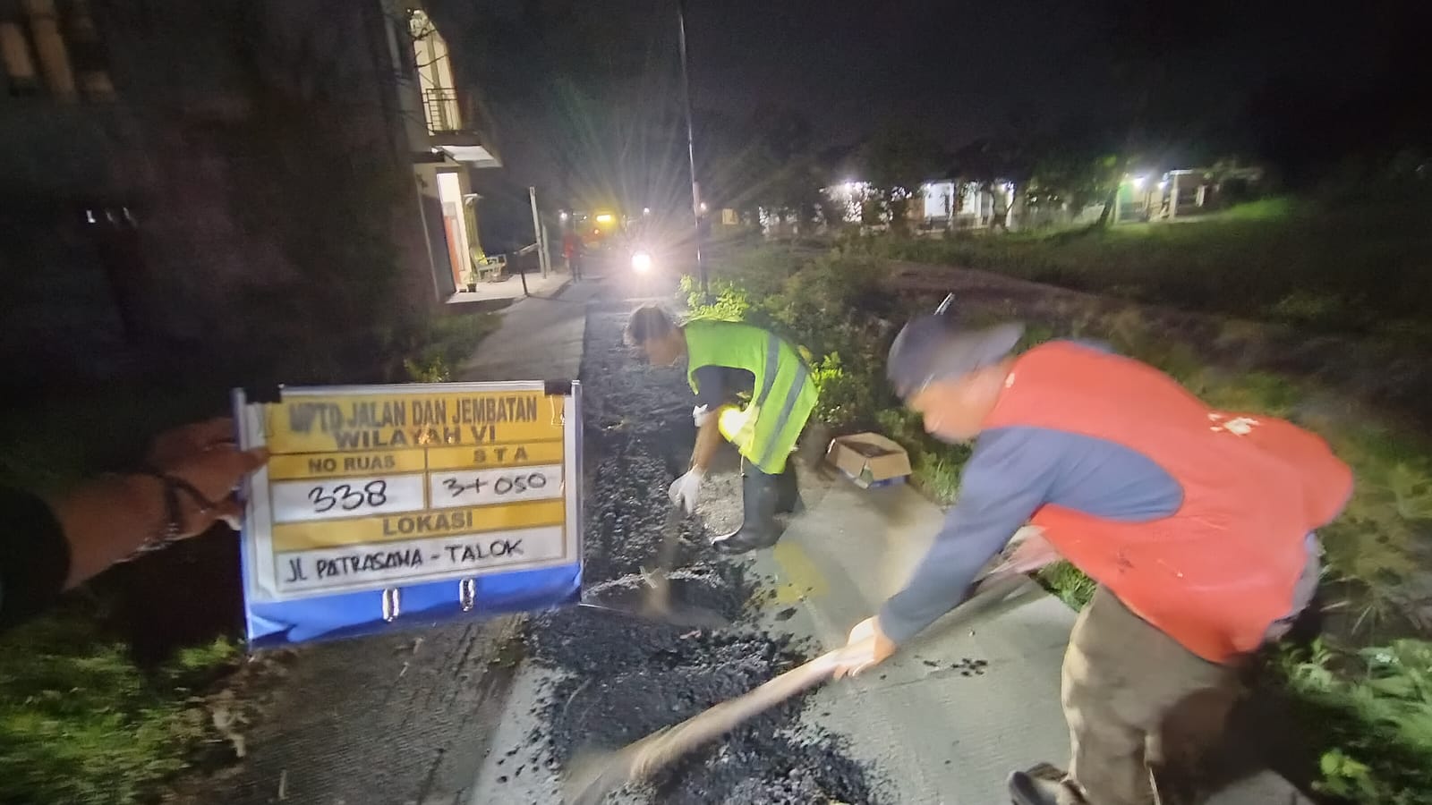 UPTD Jalan dan Jembatan Wilayah VI Perbaiki Ruas Jalan Patrasana–Talok Sepanjang 3,3 Kilometer