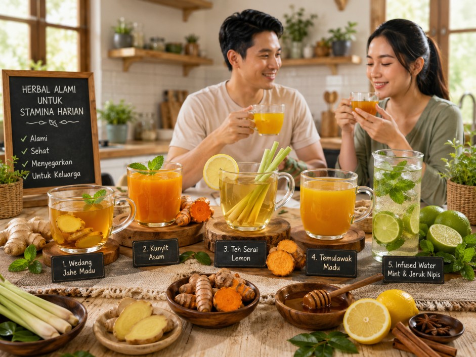 5 Minuman Herbal Powerful yang Bikin Tubuh Tetap Fit