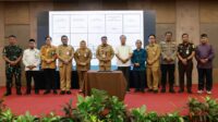 Bupati dan Wakil Bupati Tangerang bersama jajaran Pemkab Tangerang menghadiri kegiatan koordinasi dan penguatan program sekolah gratis.