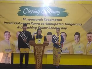 Muscam Golkar Kabupaten Tangerang Selesai Lebih Cepat, Langsung Gas Program Beasiswa