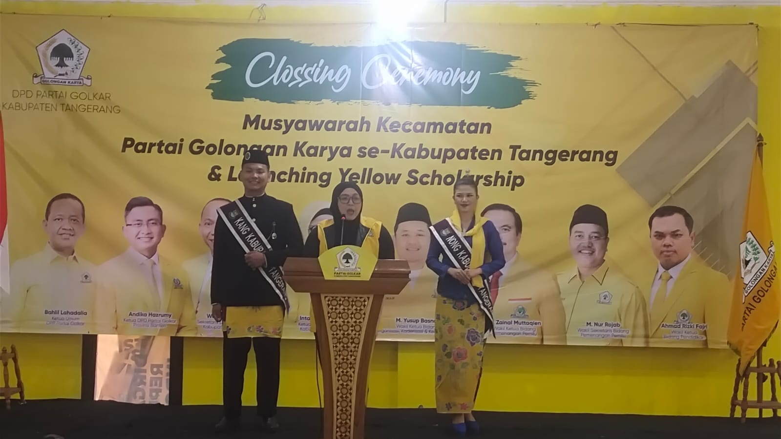 Muscam Golkar Kabupaten Tangerang Selesai Lebih Cepat, Langsung Gas Program Beasiswa