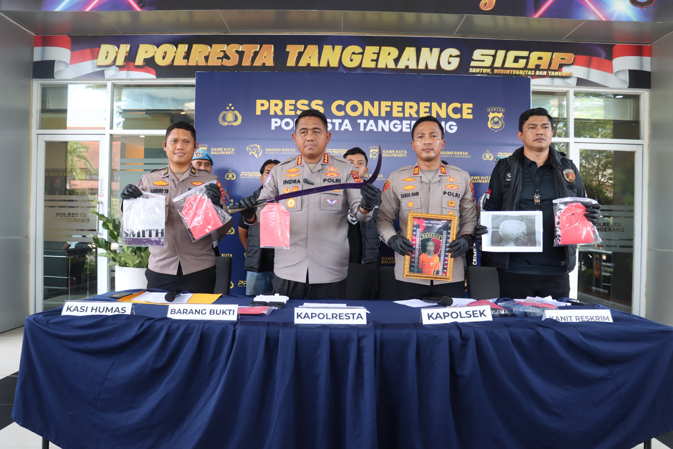 Saling Tantang di Media Sosial, Tawuran Remaja di Cikupa Berujung Satu Korban Luka Serius di Kepala