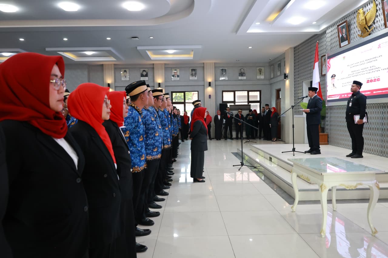 486 PNS Resmi Dilantik, Bupati Tangerang Ingatkan Soal Disiplin dan Media Sosial