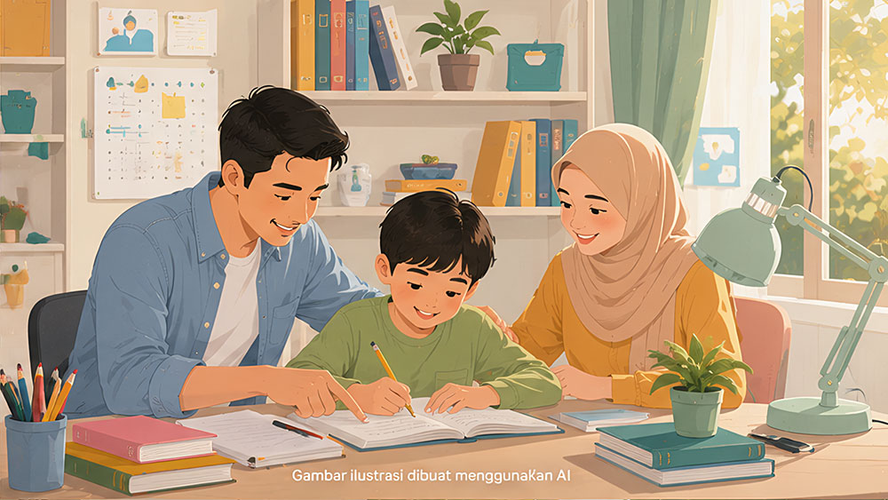 Yang Gampang Dilakukan Orangtua, Ini 5 Cara Mudah Membuat Rumah Ramah Belajar