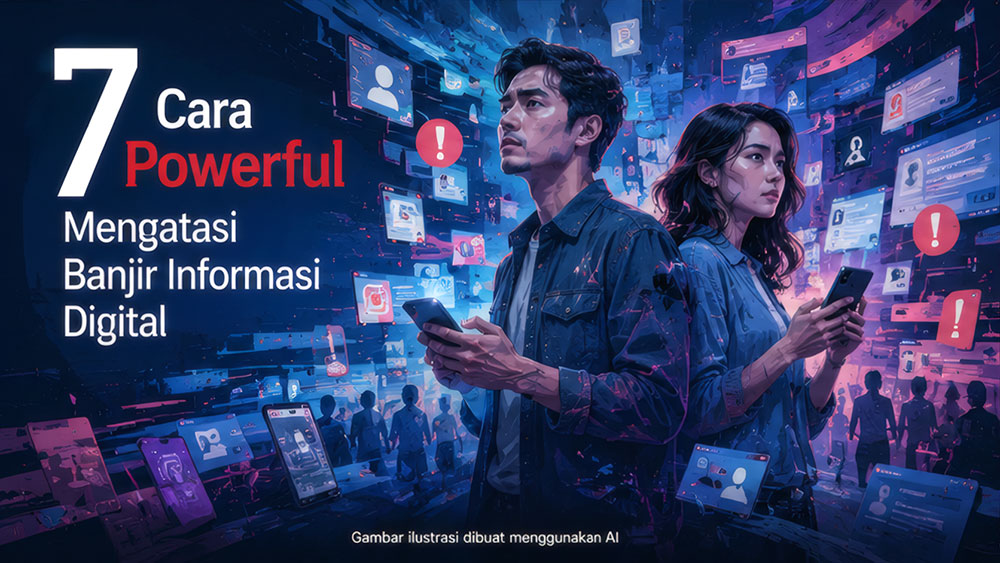 7 Cara Powerful Mengatasi Banjir Informasi Digital