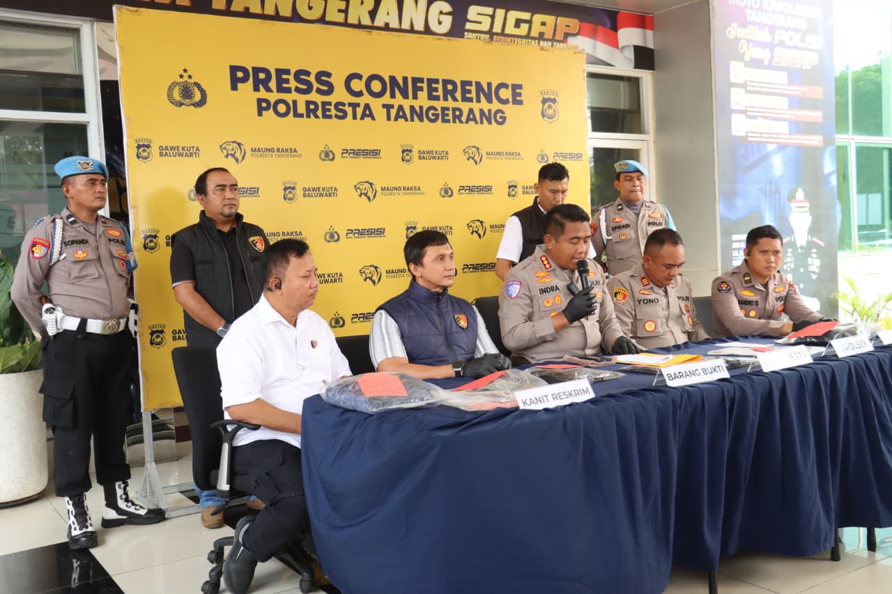 Enam Polisi Gadungan Dibekuk Polresta Tangerang, Korban Diperas Puluhan Juta Rupiah