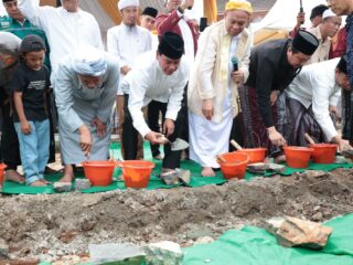 Maesyal Rasyid Letakkan Batu Pertama, Maqbaroh Al-Istiqlaliyyah Siap Jadi Magnet Wisata Religi
