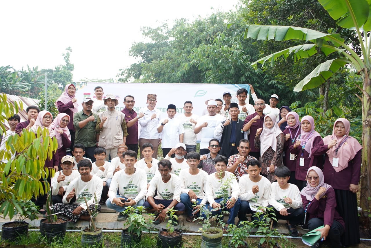 Regenerasi Petani Milenial Dimulai, Kabupaten Tangerang Luncurkan Pilot Project Integrated Farming