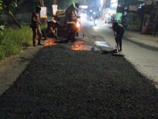 Respons Cepat Keluhan Warga, DBMSDA Kabupaten Tangerang Langsung Tangani Jalan Cadas-Kukun