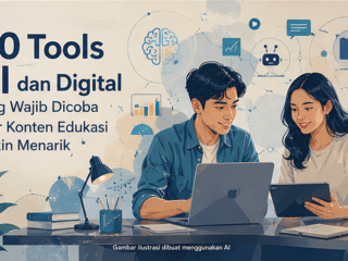 10 Tools AI dan Digital yang Wajib Dicoba agar Konten Edukasi Makin Menarik