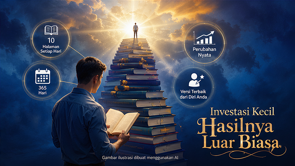 Apa yang Terjadi Jika Anda Membaca 10 Halaman Buku Setiap Hari Selama Setahun?