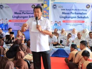 Bupati Tangerang Tinjau MPLS di Tigaraksa, Beri Wejangan kepada Ratusan Siswa Baru