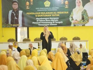 Golkar Kabupaten Tangerang Santuni Puluhan Anak Yatim, Wabup Intan: Momentum Muharam Ajarkan Kepedulian