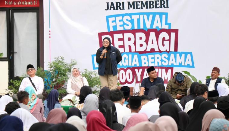 Momentum Tebar Kepedulian pada Bulan Muharam, Wakil Bupati Tangerang Hadiri Festival Berbagi Bahagia di Curug