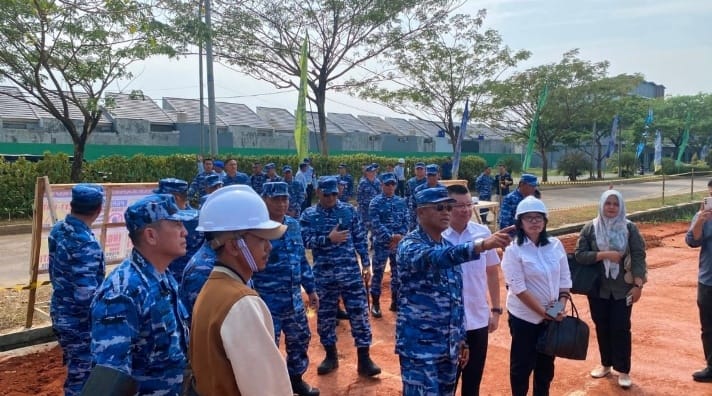 Perkuat Pertahanan Udara Bogor-Tangerang, Pangkoopsudnas Tinjau Pembangunan Mako Lanud Saleh Basarah