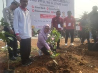 Sambut Hari Kemerdekaan, JMSI Kabupaten Tangerang Gelar Baksos dan Tanam 200 Pohon di Sodong Village