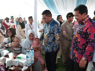 Gubernur Banten dan Bupati Tangerang Tinjau CKG di Mauk, Target Program Lampaui 48 Persen