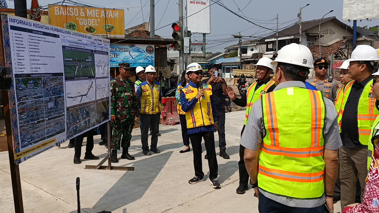 Pembangunan Underpass Bitung resmi dimulai.
