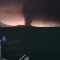 Erupsi Gunung Anak Krakatau terpantau menyemburkan lava fountain dan abu vulkanik.